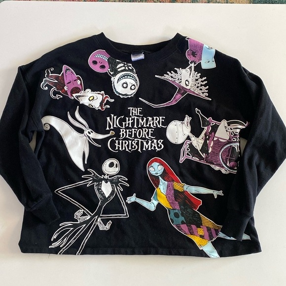 Disney Tops - The nightmare before Christmas sweatshirt